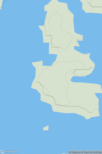 Thumbnail image for Flodaigh [North Uist, South Uist and Nearby Islands] [NF939694] showing contour plot for surrounding peak